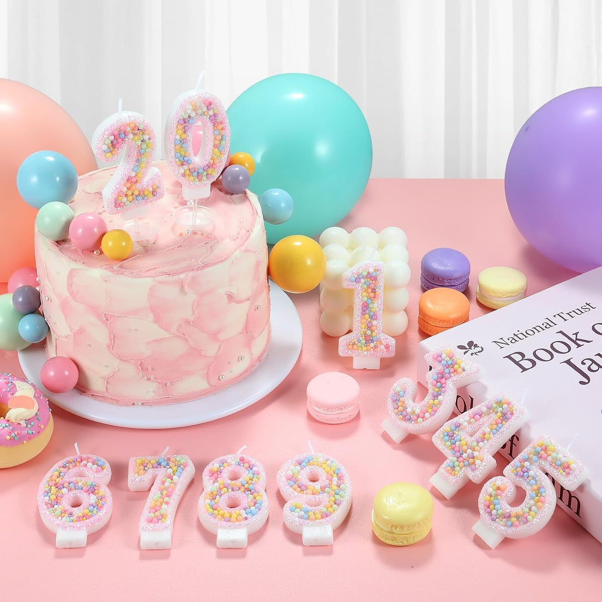 pastel-macaron-1st-birthday-candle-sweet-pink-number-1-candle-cake-topper-cupcake-decorations-for-girls-and-women-party-decor-anniversary-celebrations-supplies