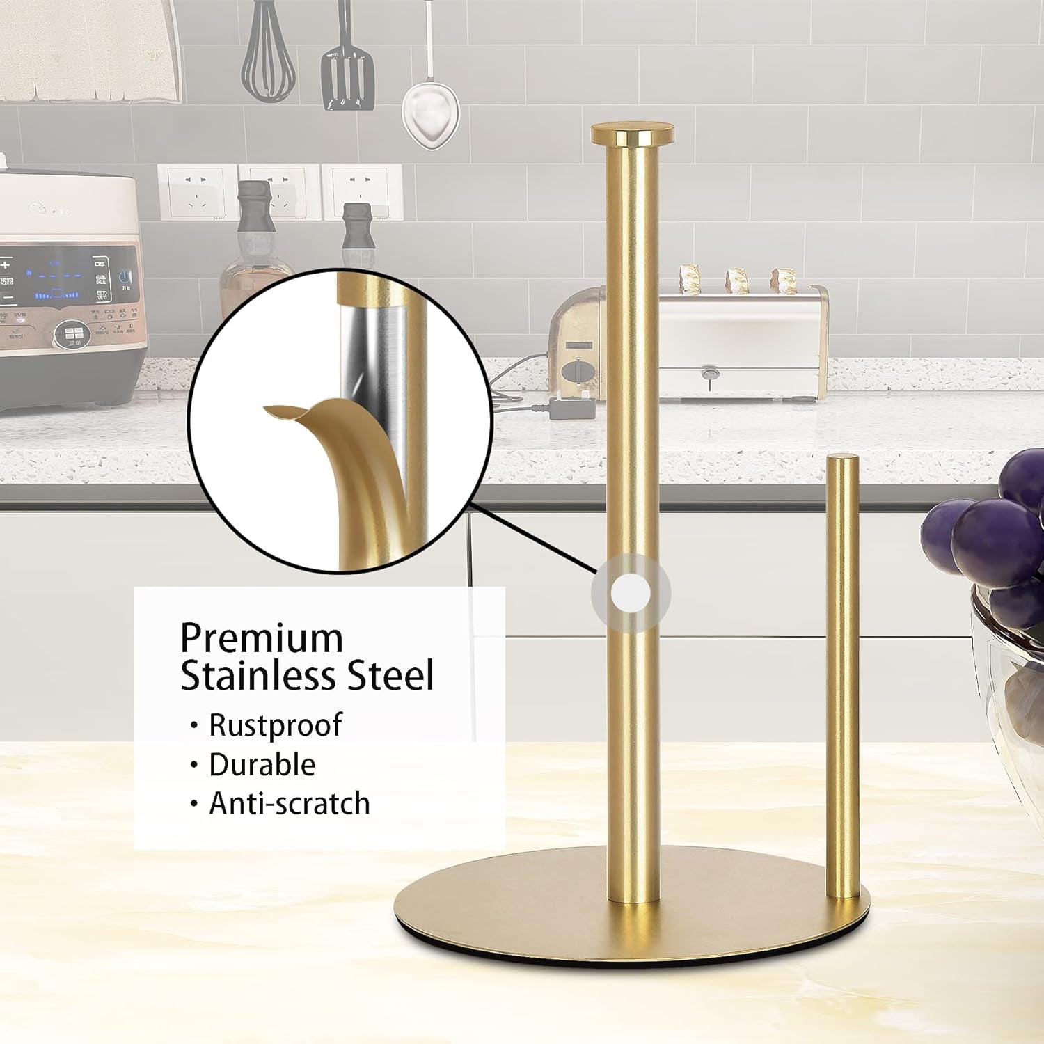 gold-countertop-paper-towel-holder-stainless-steel-modern-kitchen-and-bathroom-organization