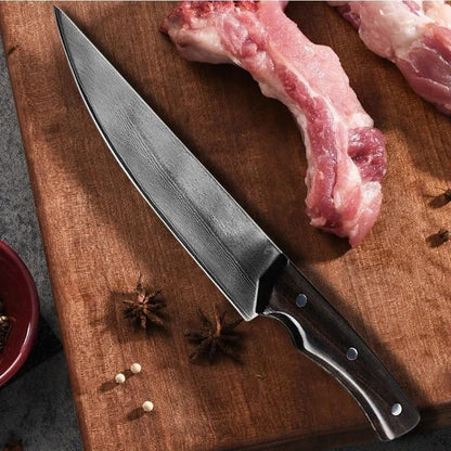 Meat Cleaver, 8 Inch Damascus Steel Beef Knife Multi-Functional Kitchen Knife, Ultra-Sharp High Hardness Kitchen Tools5