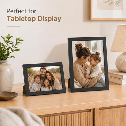 8.5X11 Inch Picture Frame Black for Certificate Poster and Photo, Horizontal and Vertical Formats for Wall Hanging or Tabletop, 8.5X11 Frame with Shatter Resistant Plexiglass, Black6