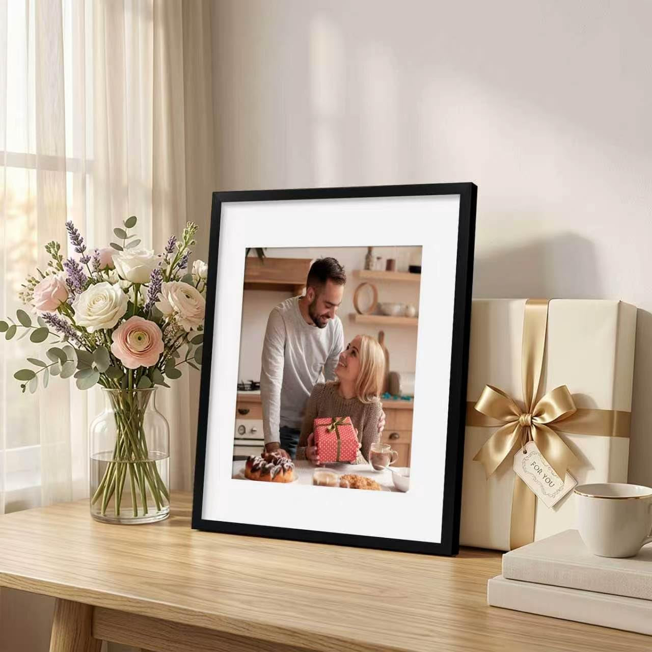 11x14-picture-frames-black-picture-frame-for-8x10-pictures-with-mat-or-11x14-without-mat-wall-hanging-photo-frame-4-pack
