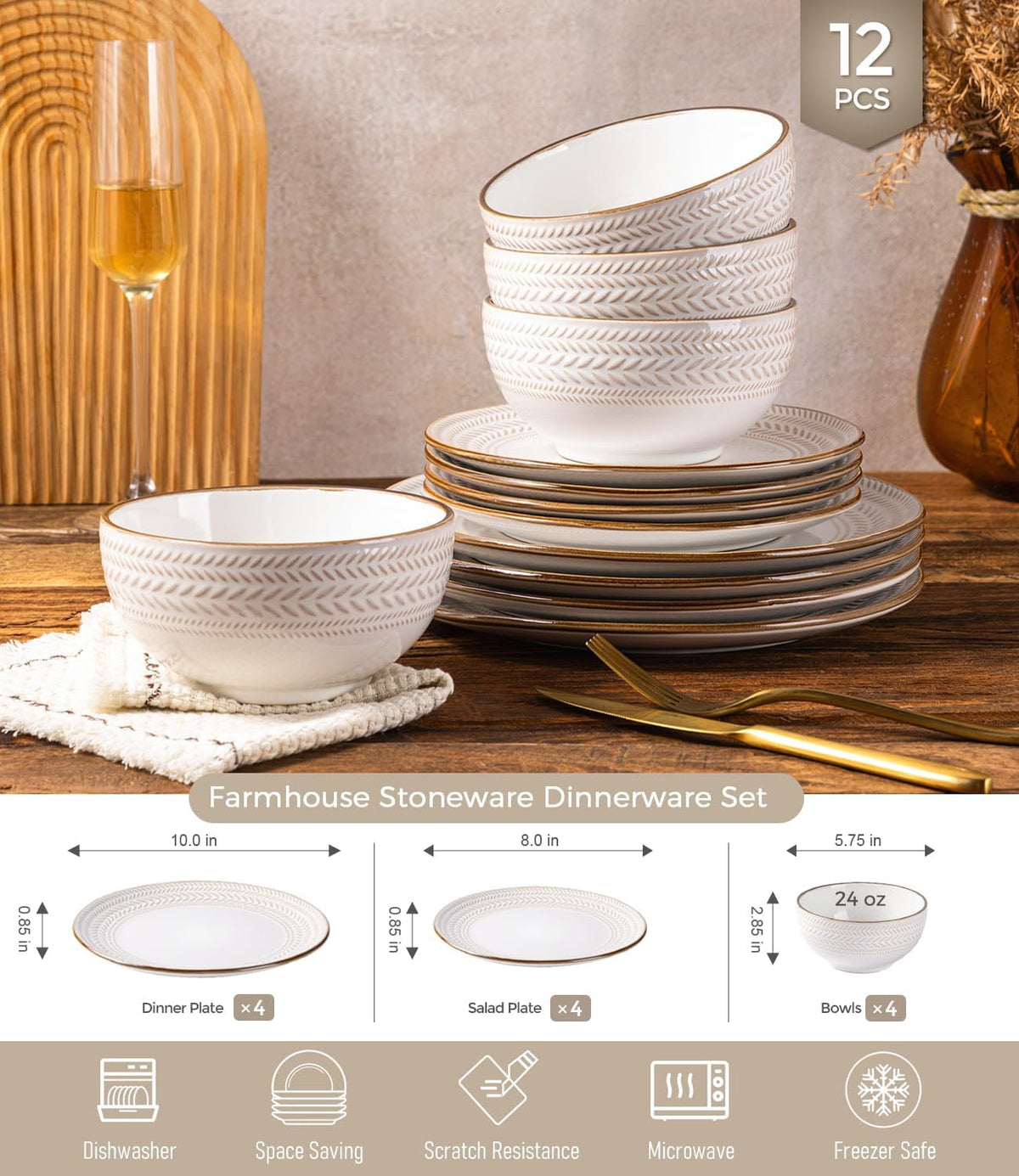 stoneware-dinnerware-set-for-4-12-piece-farmhouse-dishes-set
