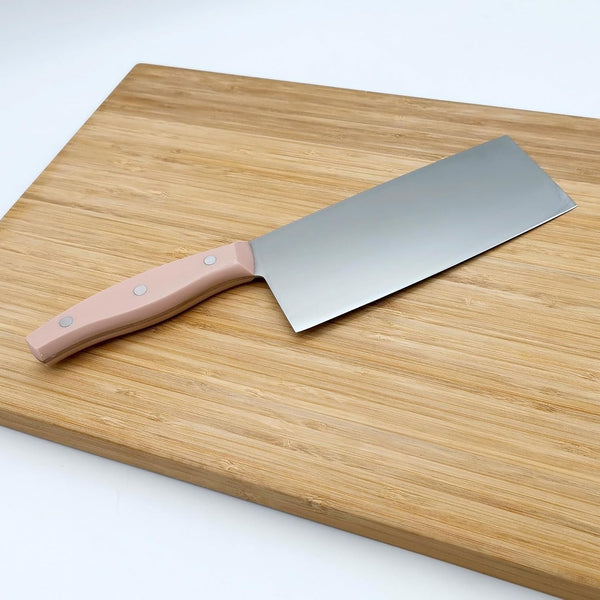 Chinese Vegetable Cleaver, MATTSTONE HILL 7 Inch Chinese Chef'S Knife, Vegetable Cleaver, German Steel, Triple Rivet Handle7