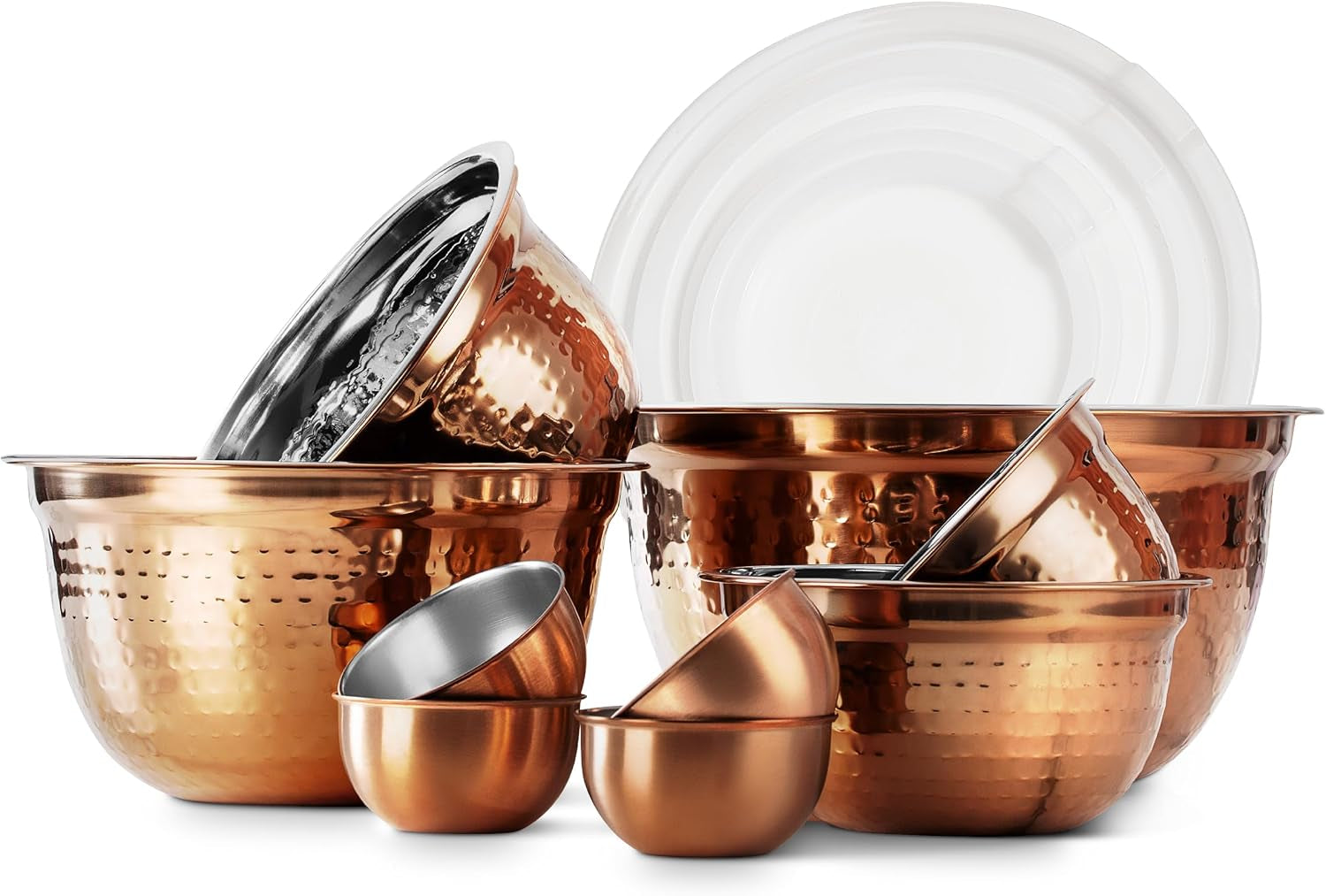 18-piece-mixing-bowls-set-with-airtight-lids-handcrafted-stainless-steel-bowls-food-storage-containers-meal-prep-nesting-salad-bowls-for-cooking-baking-kitchen-copper-hammered