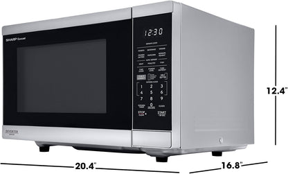 SMC1469KS 1.4 Cu. Ft. Stainless Steel Countertop Smart Microwave Oven10