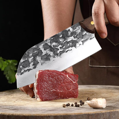 Meat Cleaver, 7 Inch Slicing Knife Kitchen Cleaver Meat Chop Vegetables Utility Stainless Steel Butcher Boning Knives6