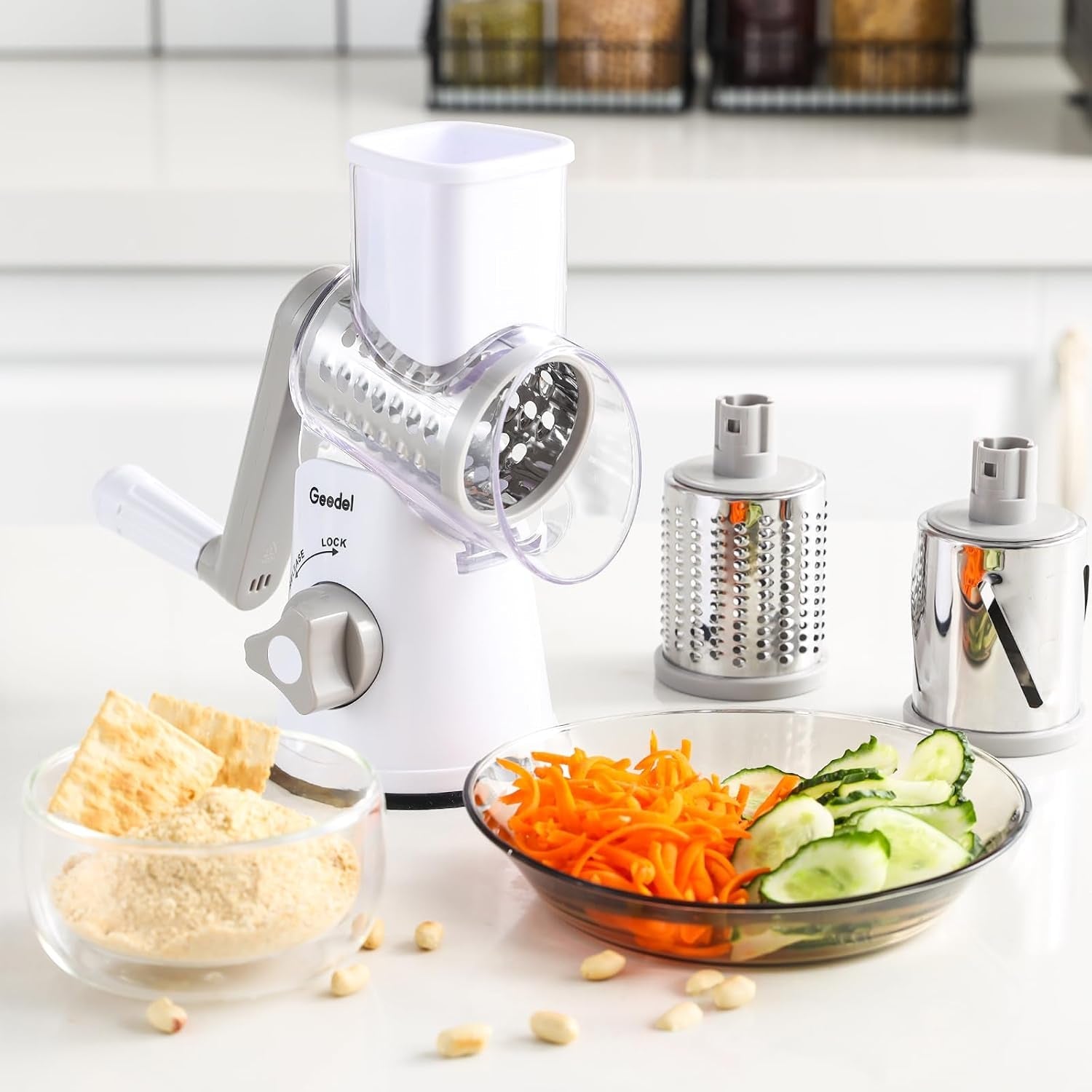 rotary-cheese-grater-hand-crank-cheese-shredder-vegetable-slicer-3-blades-430-stainless-steel-12x-fast-cutting-strong-suction-base-no-bpa-dishwasher-safe-for-cheese-veggie-nut