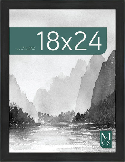 Museum Poster Frame, 18X24, Onyx Woodgrain1