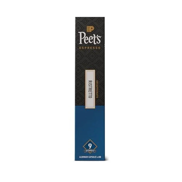 Peet'S Coffee, Medium Roast Decaf Espresso Capsules, Compatible with Nespresso Original Machine, Decaffeinated Arabica Coffee - Decaf Ristretto Intensity 10, 50 CT (5 Boxes of 10 Espresso Capsules)12