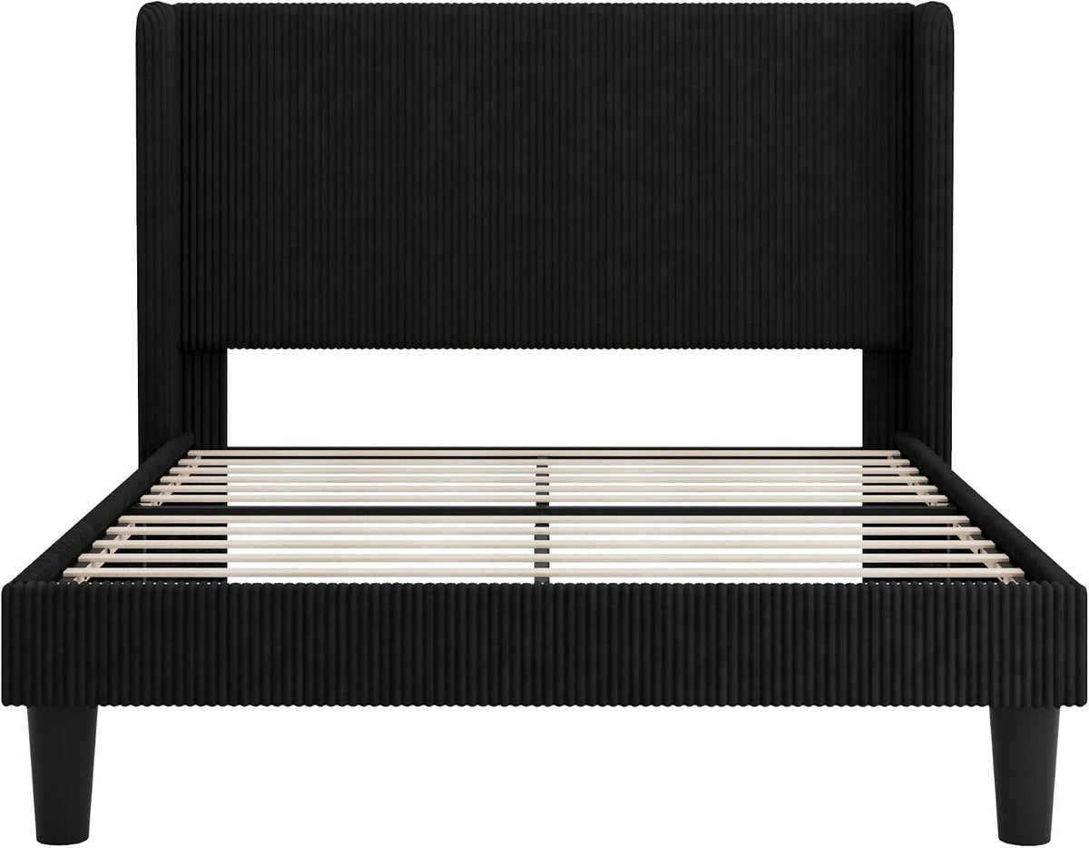 full-corduroy-platform-bed-with-tufted-wingback-headboard-black