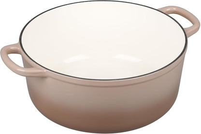 Enameled Dutch Ovens Cast Iron Dutch Oven Pot with Lid for Bread Baking, Cook, Dual Handle, 7 Quart, Mocha6