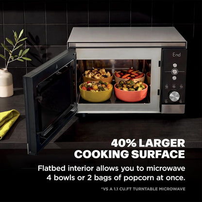 Ninja® Crispi™ Microwave & Air Fryer with Fusioncrisp, Silver, MW101 | Replaces a Countertop Microwave and Air Fryer with 14 Functions; Fast 1000W Microwave and Powerful 1700W Ninja® Air Fryer.5