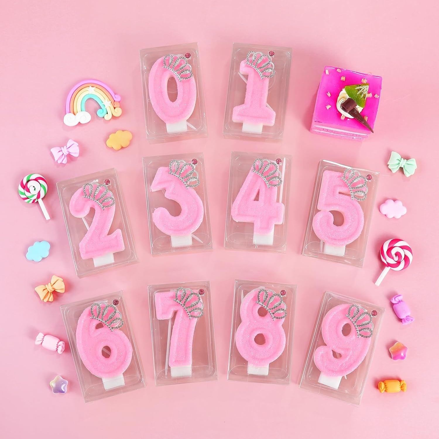 pink-birthday-candle-crown-number-4-candles-cake-candle-pink-birthday-cake-topper-cupcake-decorations-party-decor-for-girls-and-women-anniversary-celebrations-supplies-favors