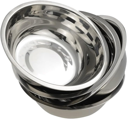 Mixing Bowl Set, Stainless Steel Bowls Set, Set of 41