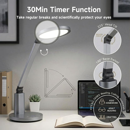 Desk Lamp for Home Office, Eye-Caring Diffused Table Lamp6