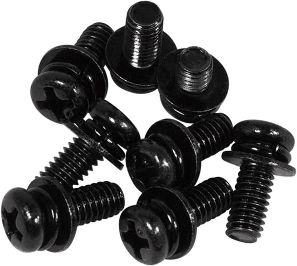 20 PCS Vesa Screws, VESA Compatible M4X10Mm Tv/Monitor Wall Mount Screws for 75X75Mm and 100X100Mm Brackets. Phillips Head M4 X 10Mm Black with Washers8
