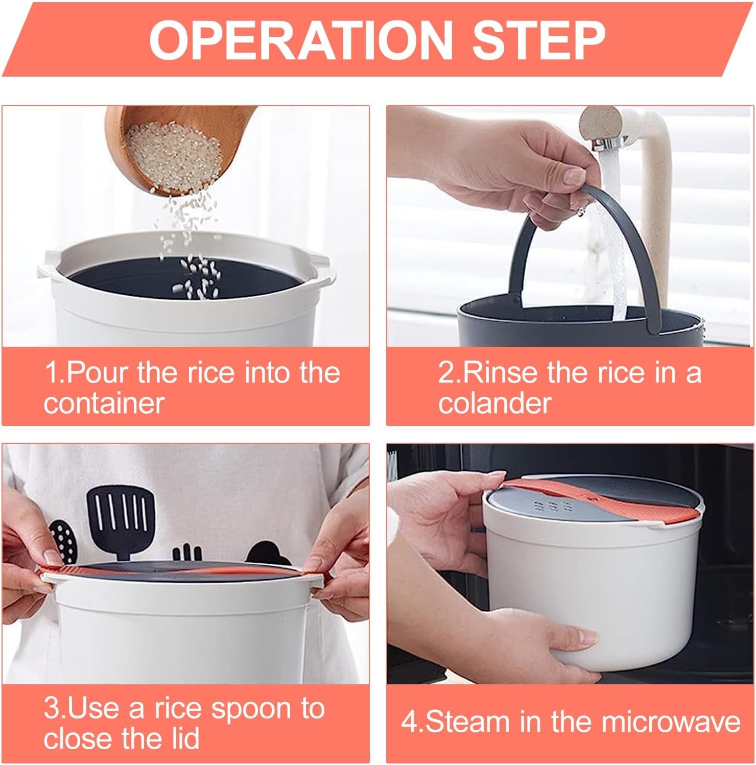 microwave-rice-cooker-steamer-2l-microwave-rice-steamer-pasta-cooker-with-strainer-microwave-cookware-set-non-stick-food-grade-for-rice-pasta-vegetables-quinoa-oatmeal-ramen-non-stick-orange