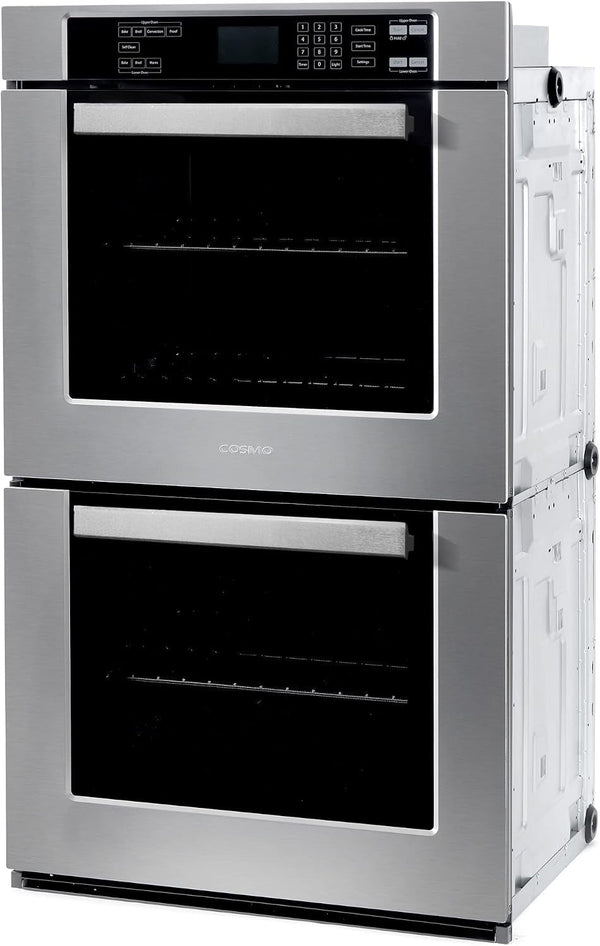 30 In. Haven Coll Double Electric Wall Oven, True Convection, Stainless |  COS-30EDWC Blue Porcelain, Self Clean Function, 7 Oven Functions, Digital Display, Interior Lighting8