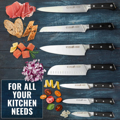 Chef Knife Set, 7-Piece Kitchen Knives – Razor Sharp German Steel9