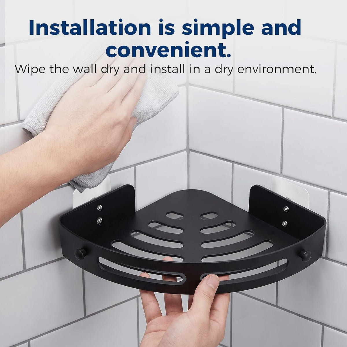1pc-shower-caddy-adhesive-large-capacity-rustproof-shower-organizer-with-soap-holder-no-drilling-shelf-for-bathroom-storage-black