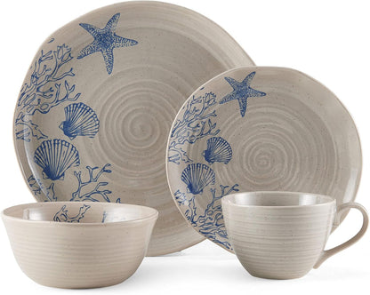 Southport 16 Piece Dinnerware Set, Service for 4, Cream2