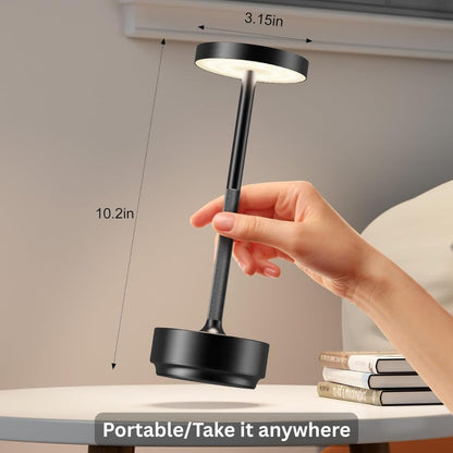 Rechargeable Cordless Table Lamp with 5000Mah Battery IP54 Waterproof LED9