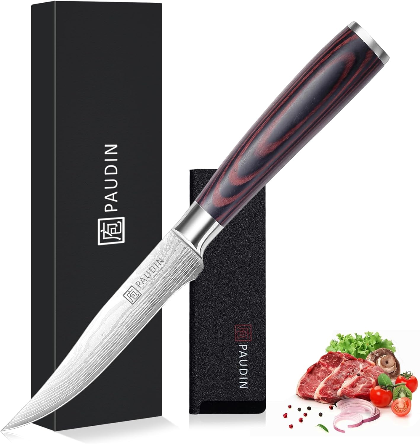 utility-knife-5-inch-kitchen-knife-ultra-sharp-high-carbon-stainless-steel-small-chef-knife-with-sheath-kitchen-utility-knife-with-ergonomic-pakkawood-handle