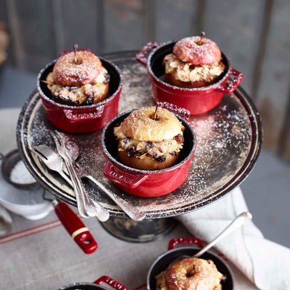 Staub Cast Iron Mini round Cocotte, Dutch Oven, 0.25-Quart, Serves 1, Made in France, Cherry9