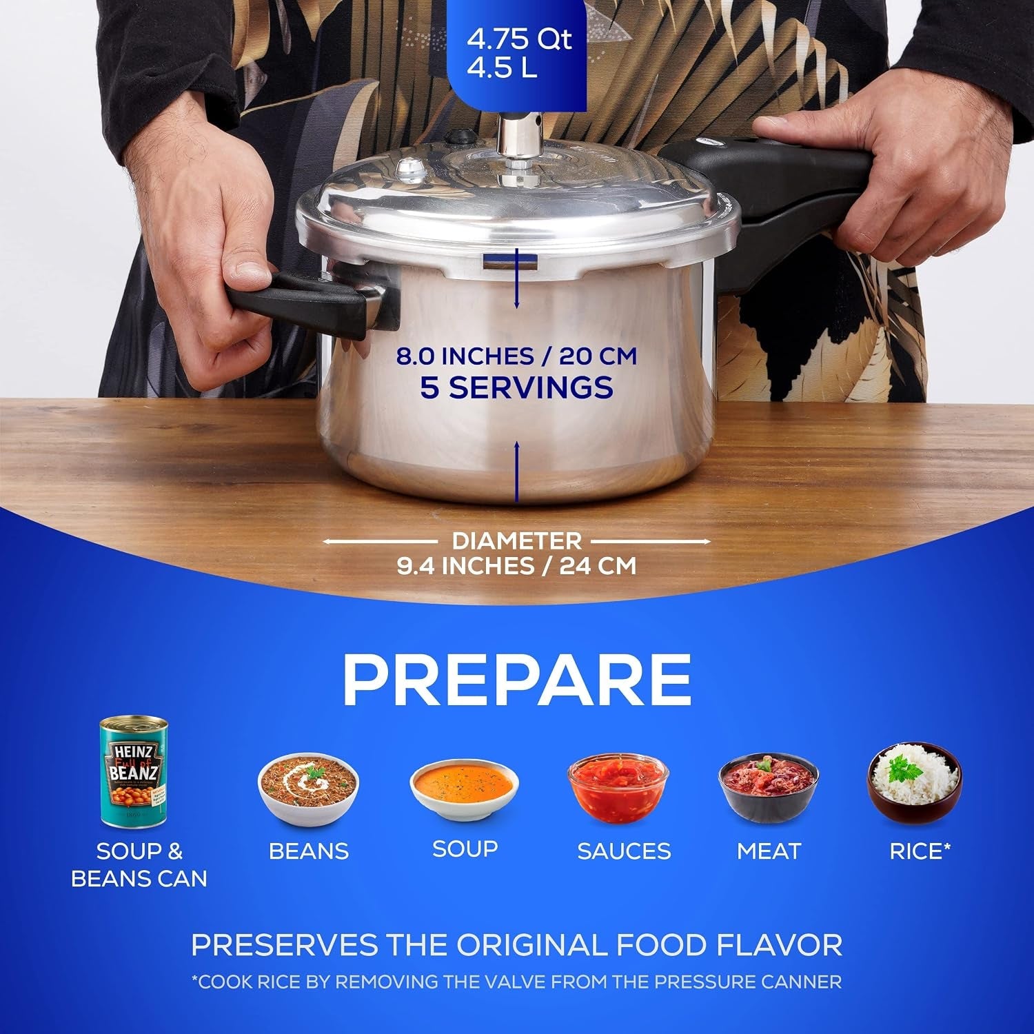 ultra-4-75-quart-pressure-cooker-anti-rust-aluminum-stovetop-pressure-cooker-with-5-layer-safety-system-dishwasher-safe-5-serving-capacity