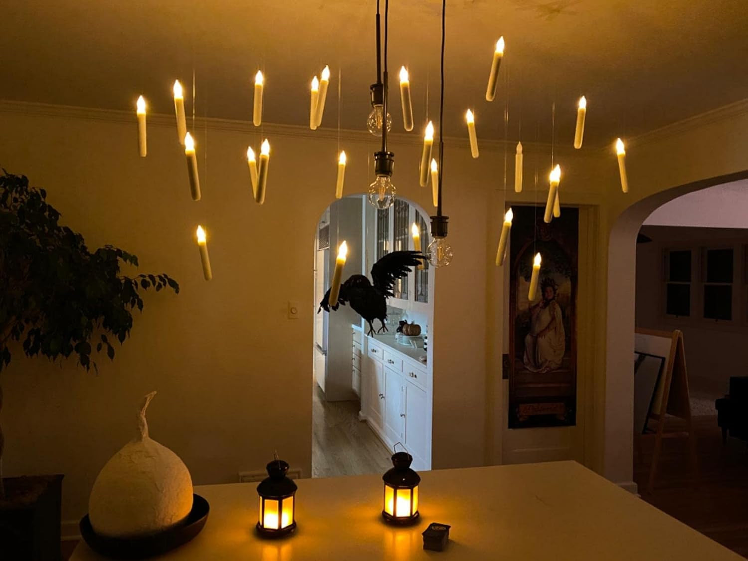 hanging-floating-candles-with-wand-remote-and-string-flying-flameless-led-taper-candles-warm-white-light-battery-operated-window-candles-with-wand-for-halloween-christmas-party-12-pcs