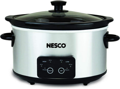 DSC-4-25, Digital Slow Cooker, 4 Quart, Silver1