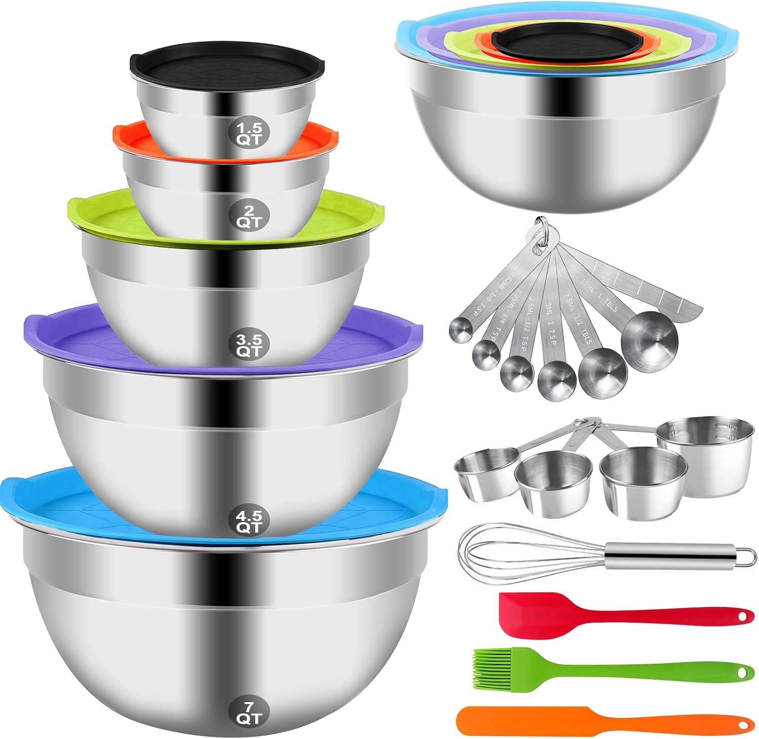mixing-bowls-with-lid-set-25pcs-kitchen-utensils-metal-bowl-stainless-steel-nesting-bowls-measuring-cups-and-spoons-egg-whisk-for-baking-prepping-cooking-serving-supplies