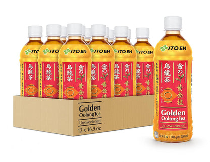 Tea Golden Oolong Tea, Unsweetened, 16.9 Ounce (Pack of 12)1