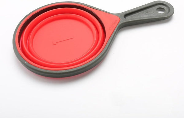 Collapsible Silicone Measuring Cups with 60Ml/80Ml/125Ml/250Ml - 4 Piece Set Kitchen Measuring Tools (4 Colors)2