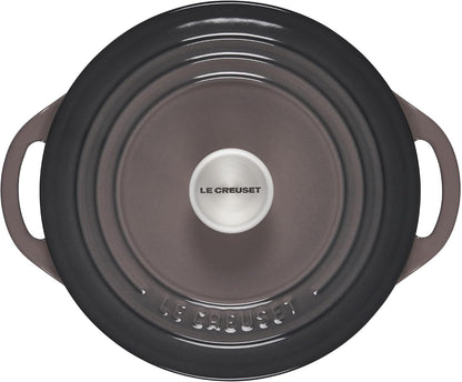 Le Creuset Cast Iron Shallow round Dutch Oven, 2.75Qt, Oyster2