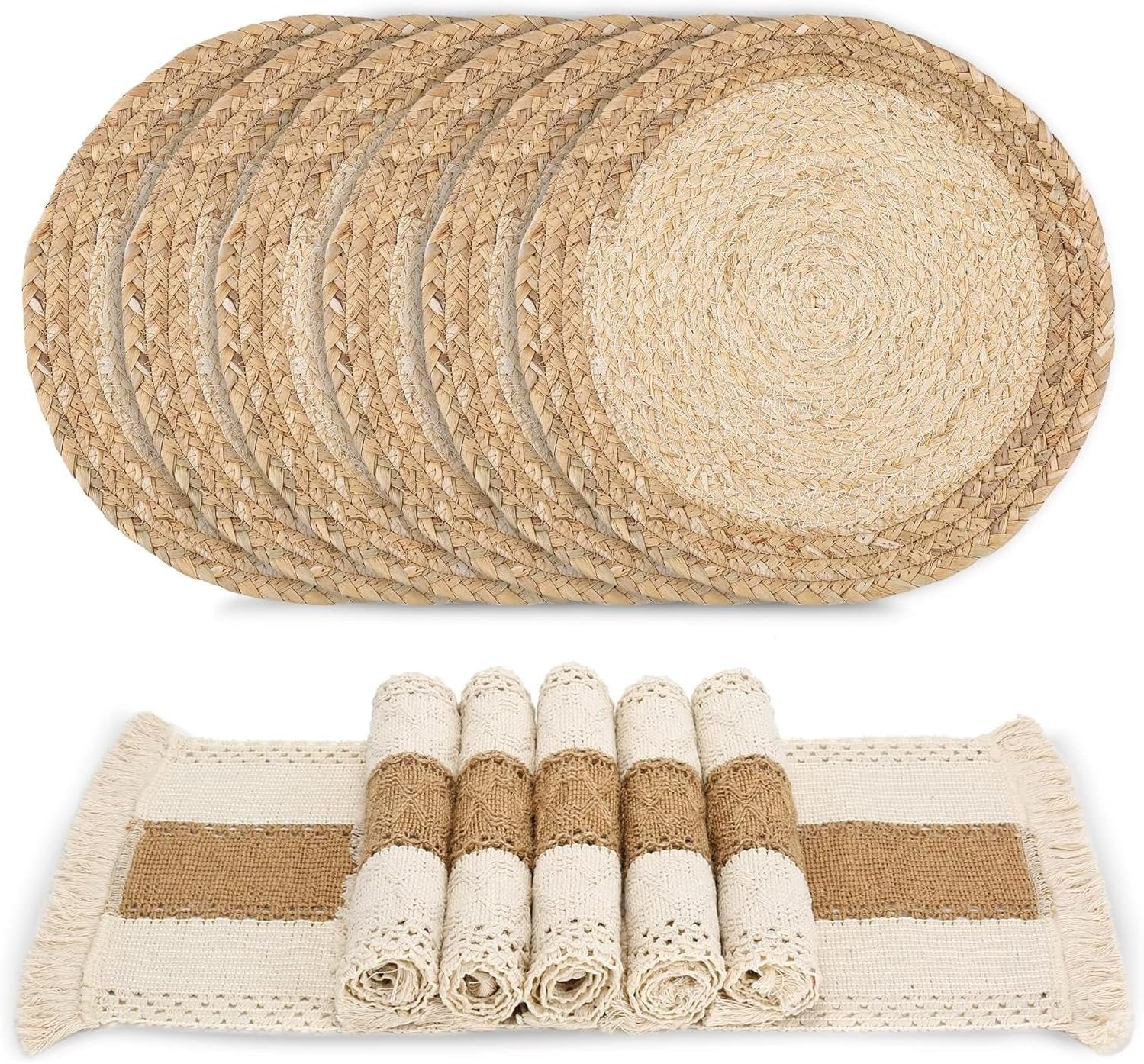 placemats-set-of-6-with-6-pcs-round-placemats-and-6-pcs-table-mats