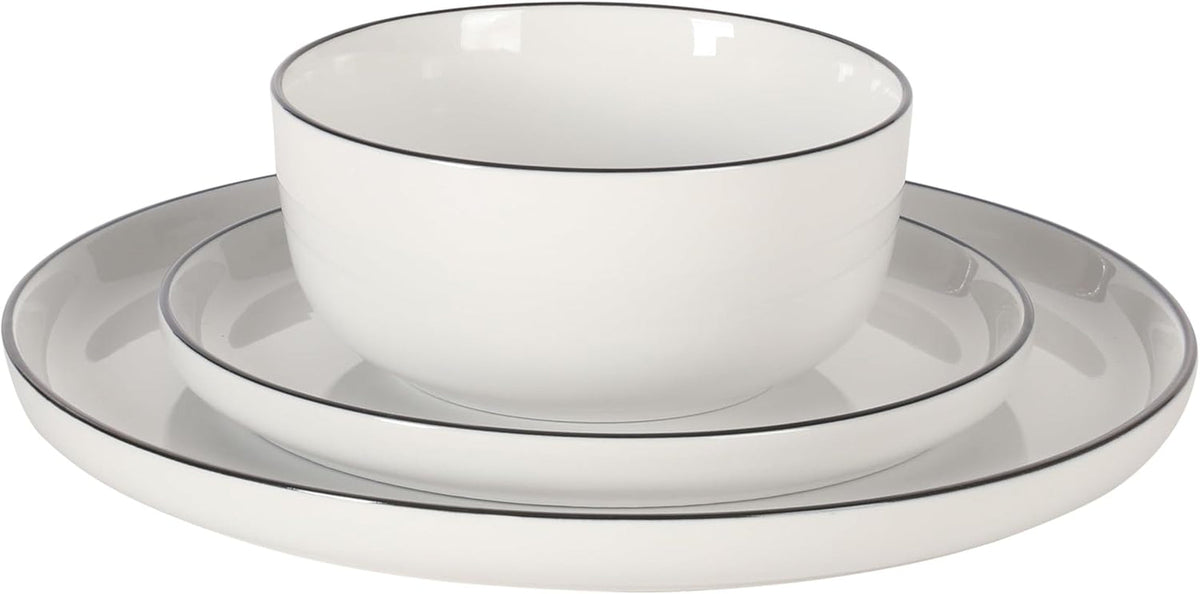 oslo-12-piece-porcelain-dinnerware-set-dinner-plates-salad-plates-bowls-classic-white-with-black-rim-everyday-dish-set-for-home-kitchen-microwave-dishwasher-safe