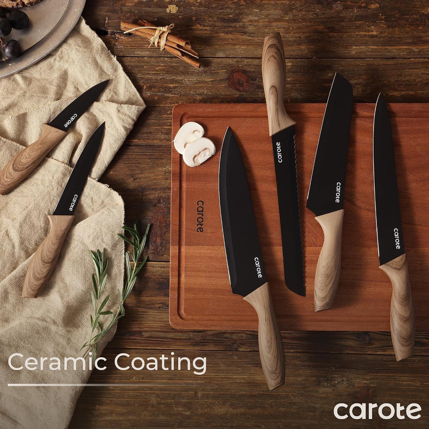 12-piece-knife-set-knives-with-wood-grain-finish-handles-black-6-blade-guards-stainless-steel-blade-ceramic-nonstick-coating-long-lasting-sharpness-rust-resistant-kitchen-camping-rv