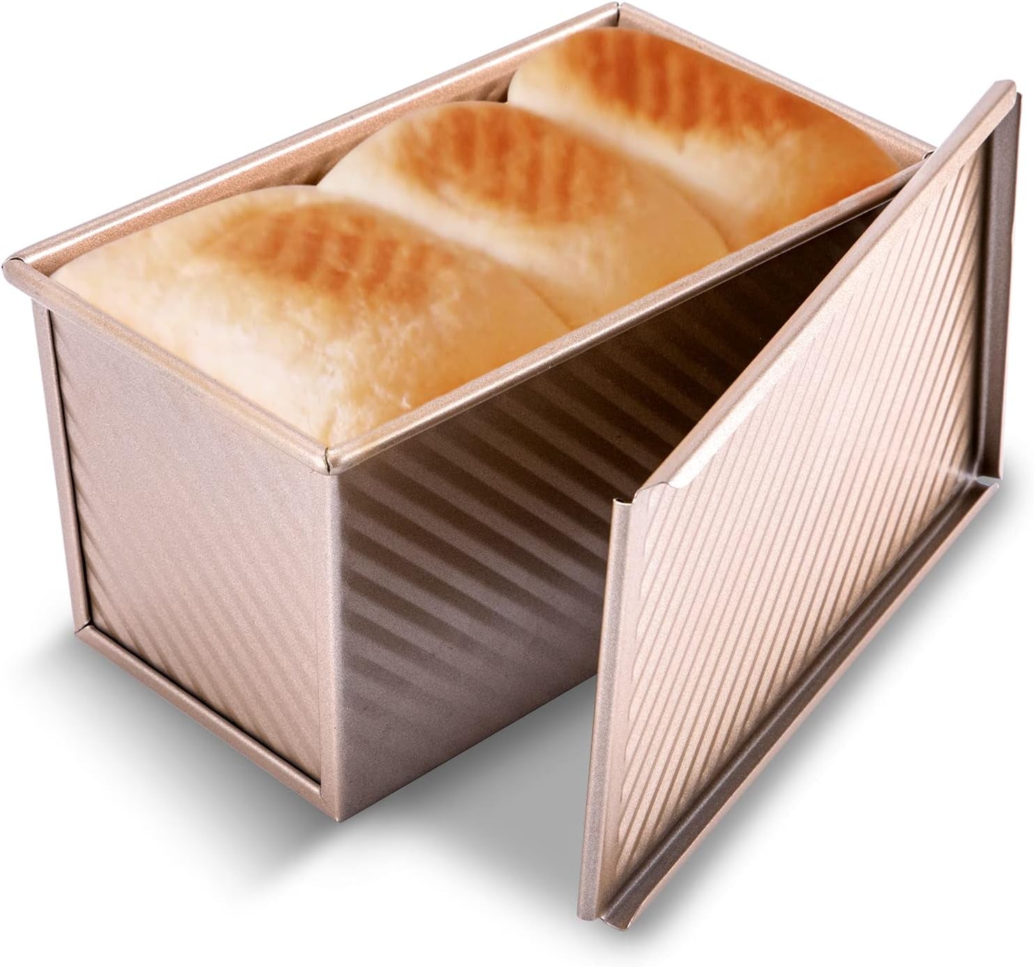 pullman-loaf-pan-with-lid-1-lb-dough-capacity-non-stick-bakeware-for-baking-bread-carbon-steel-corrugated-bread-toast-box-mold-with-cover-for-baking-bread-gold