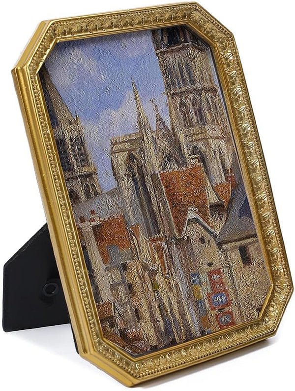 Vintage Picture Frame 4×6 Antique Gold Picture Frame Ornate Photo Frame Tabletop and Wall Hanging Frame with High Definition Glass Front, Wall Decor Art, Photo Gallery7
