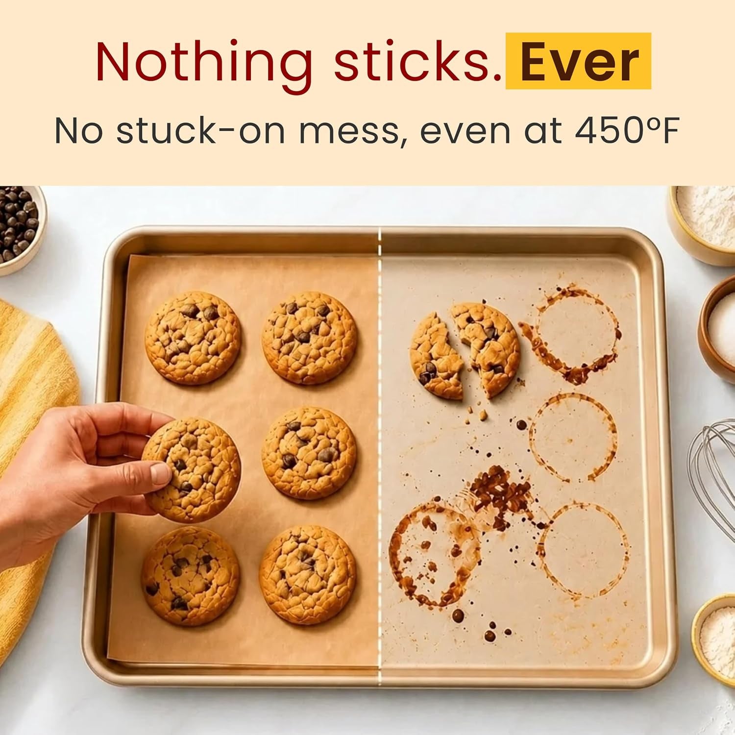 260-sq-ft-unbleached-parchment-paper-for-baking-roll-with-cutter-heavy-duty-non-stick-brown-for-cooking-grilling-steaming-and-air-fryer-15-x-210ft-by