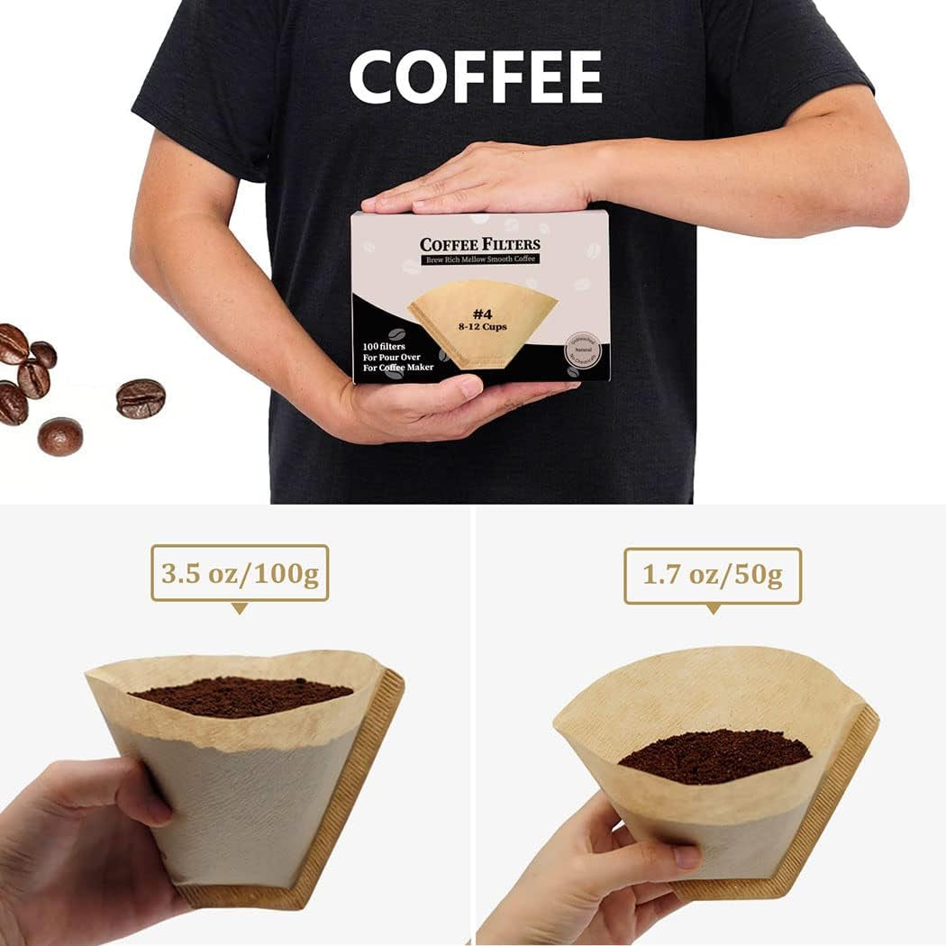 4-cone-coffee-filter-8-12-cup-unbleached-natural-paper-no-blowout-disposable-for-pour-over-and-drip-coffee-maker-100-count