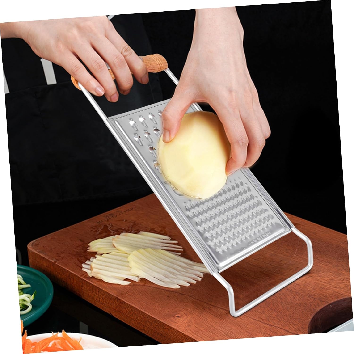 2pcs-functions-in-kitchen-grater-tool-slicer-shredder-peeler-stainless-steel-for-potatoes-carrots