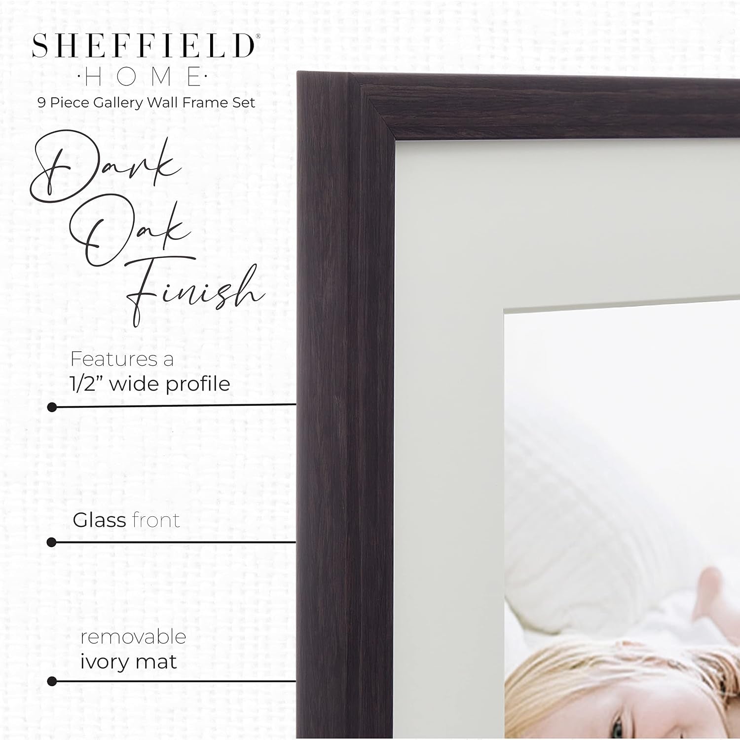 9-piece-gallery-wall-frame-set-12x12-inch-dark-oak