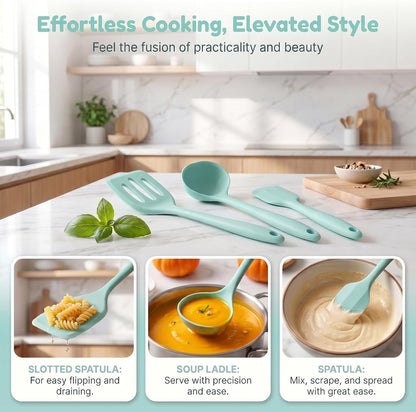 13 Pcs Cooking Utensils Set, Silicone Kitchen Utensils Set6