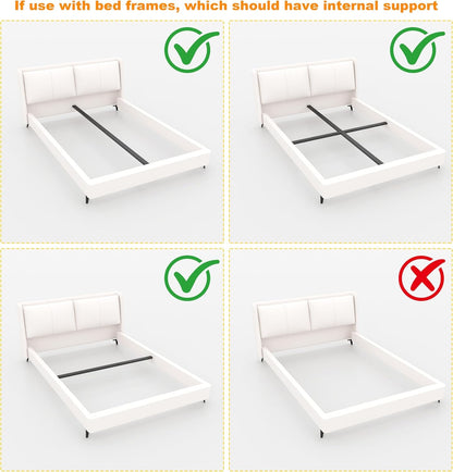 9 Inch Queen Box Spring, 3000Lbs Heavy Duty Metal Box Spring Queen Size Bed Base Mattress Foundation, Easy Assembly, Noise Free9