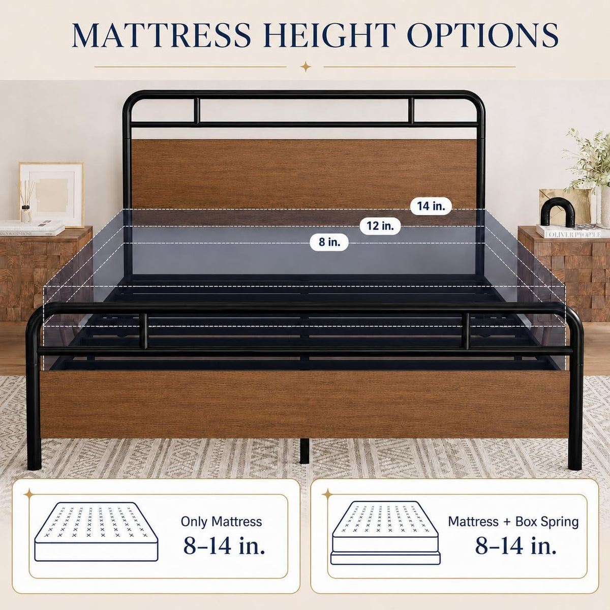 full-size-industrial-bed-frame-with-wood-panels-walnut