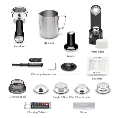 Breville BES870XL Barista Express Espresso Machine, Brushed Stainless Steel | Craft Café-Quality Espresso Shots, Lattes and Cappuccinos at Home with This Manual Coffee Maker with Built-In Grinder9