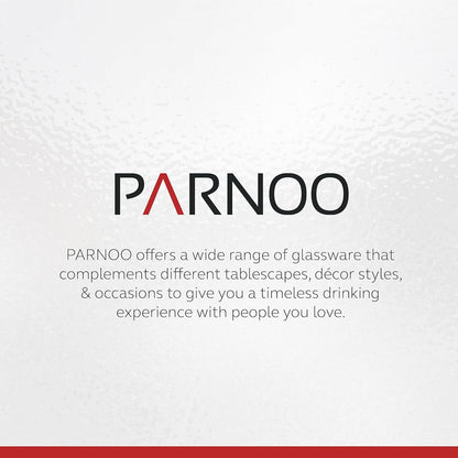 Pint Glasses Set of 6 - 16 Oz Drinking Glasses Made for Cold Beverages - 16 Oz Mixing Glass & Highball Set of 6 for Homes, Pubs & More - Freezer & Dishwasher-Friendly Cocktail Glasses, PARNOO9