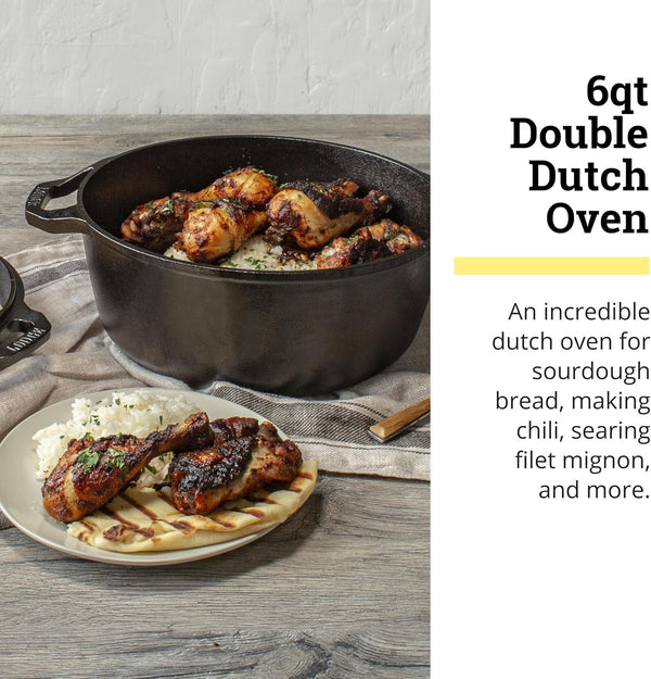 Chef Collection 6Qt Double Dutch Oven2